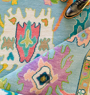 HOME DECORE OUSHAK HAND KNOTTED RUGS