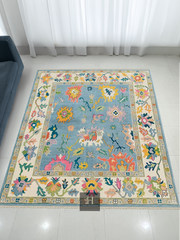 HOME DECORE OUSHAK HAND KNOTTED RUGS