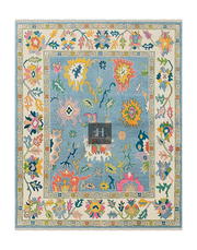 HOME DECORE OUSHAK HAND KNOTTED RUGS