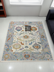 HOME DECORE OUSHAK HAND KNOTTED RUG