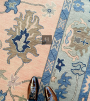 HOME DECORE OUSHAK HAND KNOTTED RUG