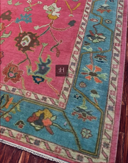 HOME DECORE OUSHAK HAND KNOTTED RUG