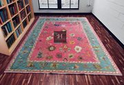 HOME DECORE OUSHAK HAND KNOTTED RUG